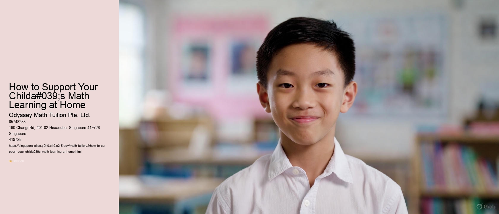 How to Support Your Childa#039;s Math Learning at Home