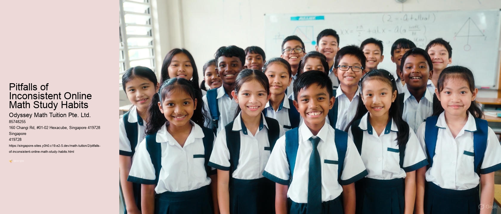 Pitfalls of Inconsistent Online Math Study Habits